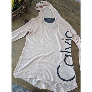 Calvin Klein baby pink dry long sleeve/ hooded.